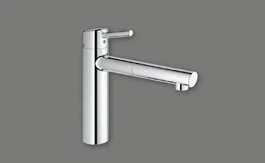 Elements Express SUTER INOX AG, Grohe Concetto, Chrom, mit Zugauslauf, Grohe 31 129 001 40.001.174.00 0