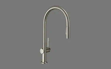 Elements Express SUTER INOX AG, Hansgrohe Talis M54, Side Lever C, Edelstahl-Finish, mit 40.002.145.00 0