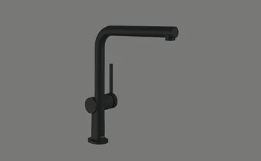 Elements Express Hansgrohe Talis M54, Side Lever L, Nasslackierung schwarz, 40.002.149.00 0