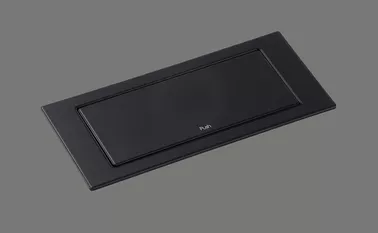 Elements Express SUTER INOX AG, Evoline BackFlip, Oberfläche Stahl schwarz lackiert, 2× 40.002.495 0