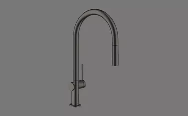 Elements Express SUTER INOX AG, Hansgrohe Talis M54, Side Lever C, PVD-Beschichtung, Graphit mit 40.002.543 0