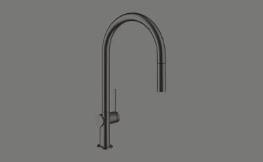 Elements Express SUTER INOX AG, Hansgrohe Talis M54, Side Lever C, PVD- Beschichtung, Graphit, mit 40.002.543.00 0