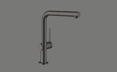 Elements Express SUTER INOX AG, Hansgrohe Talis M54, Side Lever L, PVD- Beschichtung, Graphit, mit 40.002.544.00 0
