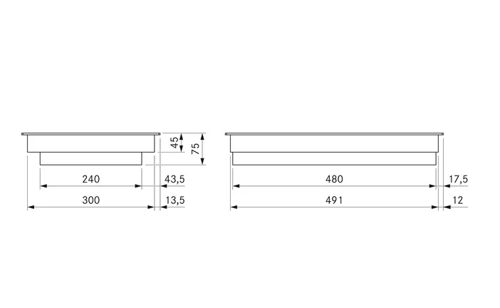 Elements Express SUTER INOX AG, Set BORA Classic 2.0 CKA2 und 1 x CKCH und 1 x CKCB, bestehend aus: - 40.001.969.00 1