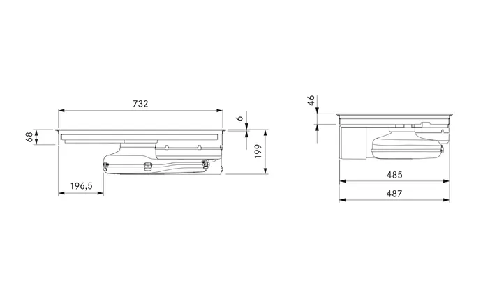 Elements Express BORA original Pure Induktions-Kochfeld PURU mit integriertem Kochfeldabzug - 40.002.066.00 1