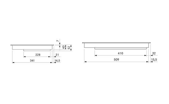 Elements Express BORA original Professional Induktions- Glaskeramik-Kochfeld PKI3 40.002.238.00 1