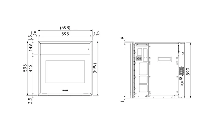 Elements Express BORA original X BO Dampfbackofen 40.002.392.00 1