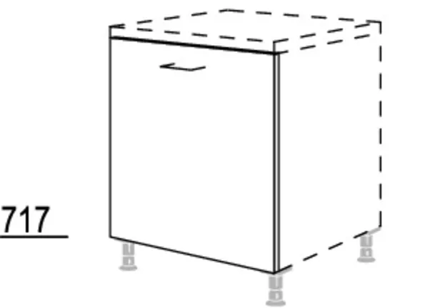 Elements Express Durchgehende Türfront GSBD45-I 1