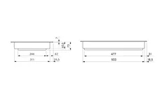 Elements Express BORA original Professional Teppan- Edelstahlgrill mit 40.002.539.00 1