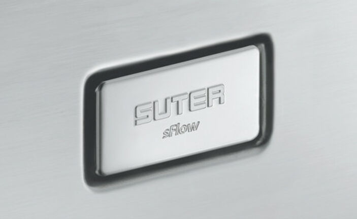 SUTER INOX AG, Überlaufkappe sFlow mit SUTER-Logo 40.001.186