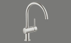 Elements Express SUTER INOX AG, Grohe Minta, Side lever C, Edelstahl-Finish, mit 40.001.876 0