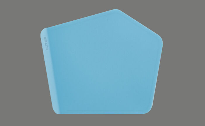 Elements Express SUTER INOX AG, Schneidebrett Roko, TPU flexibel Cerulian Blue, 334 x 308 x 3 (21) mm 40.001.886 0