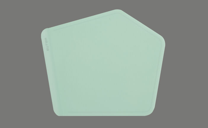 Elements Express SUTER INOX AG, Schneidebrett Roko, TPU flexibel Turquoise Green, 334 x 308 x 3 (21) mm 40.001.887 0
