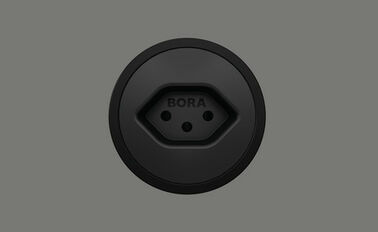 SUTER INOX AG, BORA Steckdose all-black USTJAB mit DLC-Beschichtung, schwarz 40.002.034