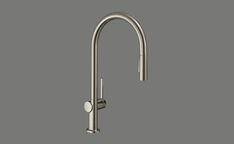 Elements Express SUTER INOX AG, Hansgrohe Talis M54, Side Lever C, Edelstahl-Finish, mit 40.002.145 0