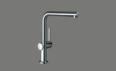 Elements Express SUTER INOX AG, Hansgrohe Talis M54, Side Lever L, chrom, mit Zugauslauf, Hansgrohe 40.002.147 0