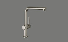 Elements Express SUTER INOX AG, Hansgrohe Talis M54, Side Lever L, Edelstahl-Finish, mit 40.002.148 0