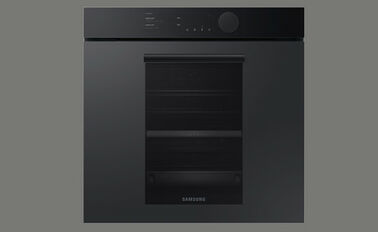 SUTER INOX AG, Samsung Backofen BO110 Dual Cook Steam, Anthrazit matt / 500.000.105